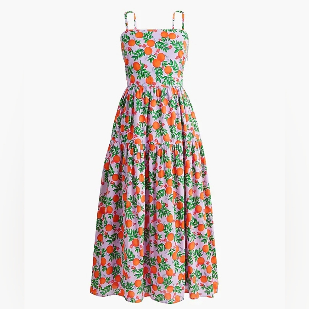 J Crew Strappy midi dress